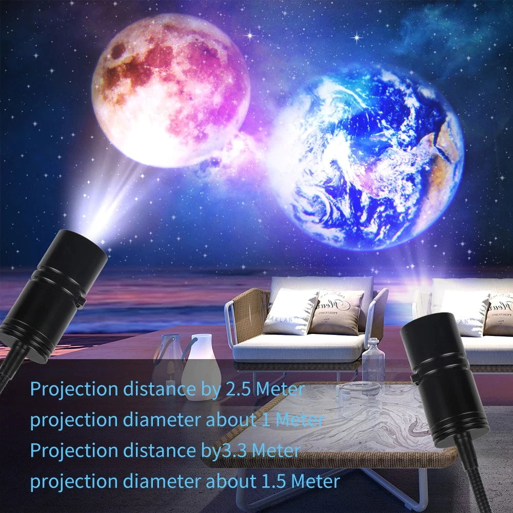 Earth Moon Projection Light