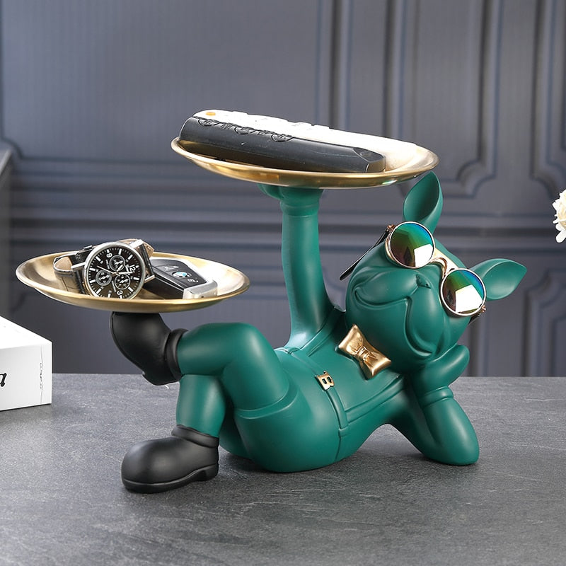 Your Stylish Butler - 100% Perfectly Emulated Statue of French Bulldog