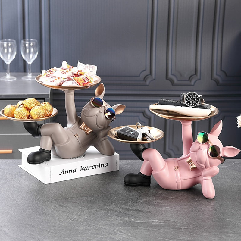 Your Stylish Butler - 100% Perfectly Emulated Statue of French Bulldog
