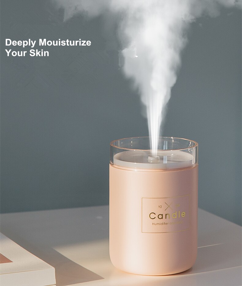 Mini Candle-Shaped Air Humidifier