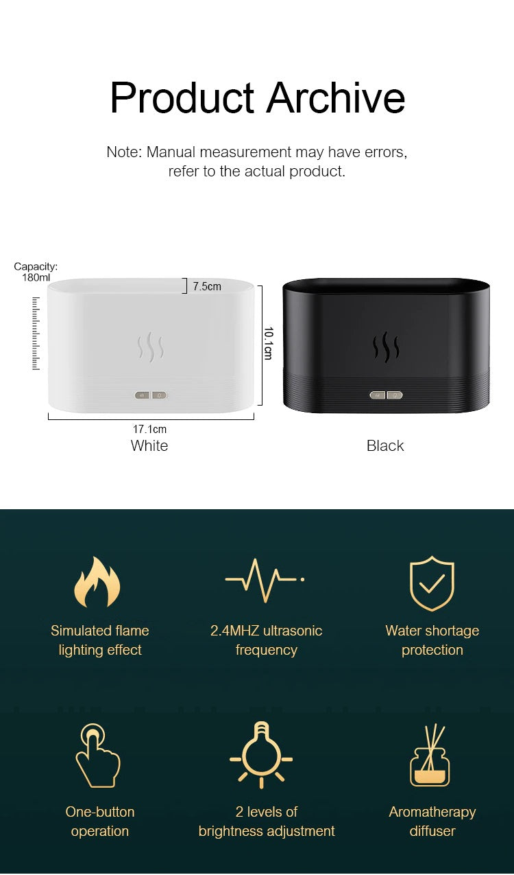 5-Minute Fall Asleep Bedroom Air Humidifier & Aroma Diffuser