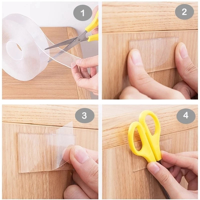 Lifetime Reusable Adhesive Tape