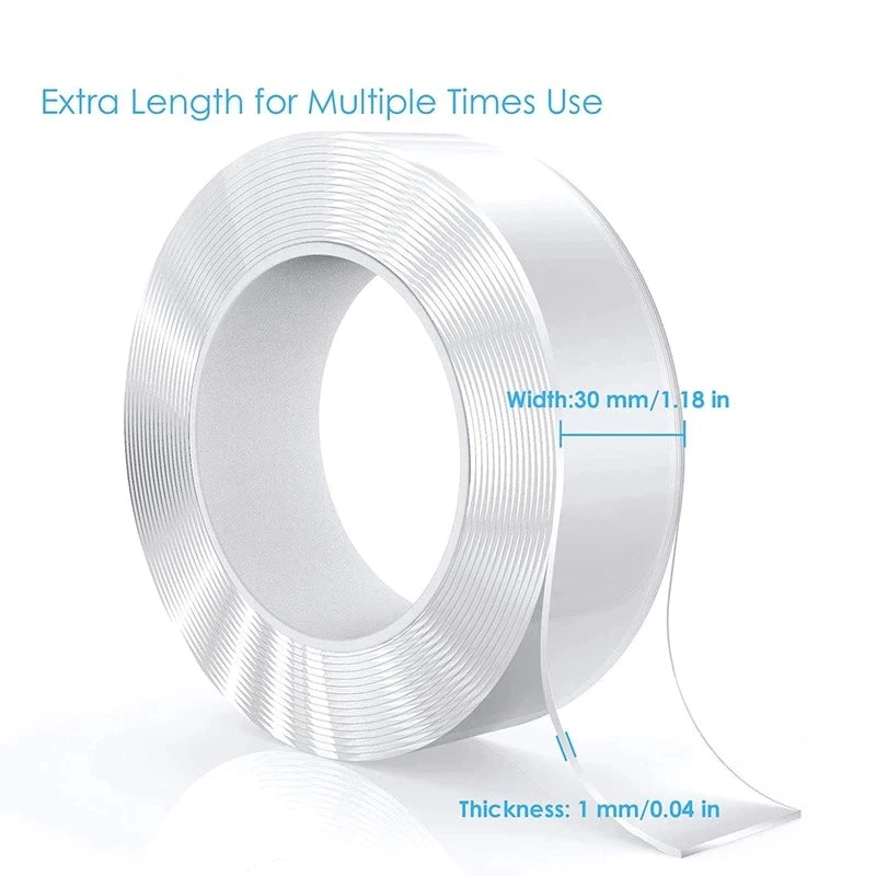 Lifetime Reusable Adhesive Tape